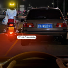 Load image into Gallery viewer, Pair Motorcycle Helmet Decal Waterproof Glasses Devil Horn Creative Night Warning Sign Reflective Sticker Exterior Accessories
