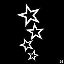 Load image into Gallery viewer, Vinyl Car Sticker Decal Stars Colorful Waterproof Stickers Truck Bumper Rear Window Background 12x25cm
