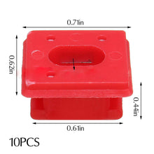 Load image into Gallery viewer, 10Pcs Center Console Dashboard Dash Trim Strip Inserts Clips For BMW E46 M3 E65 E66 X3 E83 Grommets Fixing Buckles Fastener

