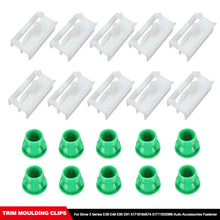 Load image into Gallery viewer, 20Pcs Side Sill Skirt Trim Moulding Clips For Bmw 3 Series E36 E46 E90 E91 51718184574 51711932996 Auto Accessories Fastener
