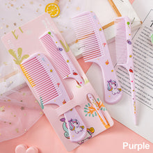 Load image into Gallery viewer, Children Cute Strawberry Pattern Hair Comb Set Tip Tail Hair Comb
