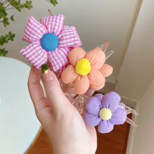 Load image into Gallery viewer, Children's Hair Accessories Ball Head Plate Hair Handy Tool Ponytail Clip Cute Girl Big Flower Back Catch Headdress
