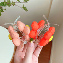 Load image into Gallery viewer, Children's Hair Accessories Ball Head Plate Hair Handy Tool Ponytail Clip Cute Girl Big Flower Back Catch Headdress
