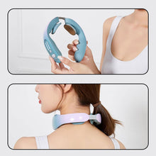 Load image into Gallery viewer, Cervical Massager Shoulder Neck Massager Multi Functional Neck Protector Neck Electric Hot Compress Pulse Cervical Massager
