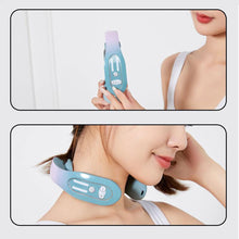 Load image into Gallery viewer, Cervical Massager Shoulder Neck Massager Multi Functional Neck Protector Neck Electric Hot Compress Pulse Cervical Massager
