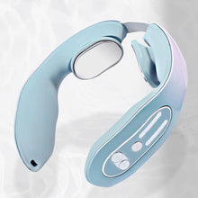 Load image into Gallery viewer, Cervical Massager Shoulder Neck Massager Multi Functional Neck Protector Neck Electric Hot Compress Pulse Cervical Massager
