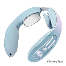 Load image into Gallery viewer, Cervical Massager Shoulder Neck Massager Multi Functional Neck Protector Neck Electric Hot Compress Pulse Cervical Massager
