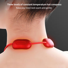 Load image into Gallery viewer, Mini Hanging Cervical Spine Massager Hot Compress Pulse Shoulder Neck Massage Portable Heating Cervical Neck Pulse Massager
