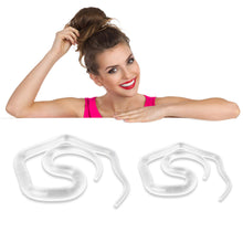 Load image into Gallery viewer, 2pc/set Transparent Invisible Hairpin Hairstyle Tools Hairstyle Women Longhair Accessories Hairsticks Traceless Simple Hair Styling Tools
