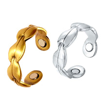 Load image into Gallery viewer, Vintage Adjustable Magnetic Weight Loss Slimming Ring String Stimulating Acupoints Gallstone Fitness Reduce Health Care
