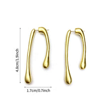 Load image into Gallery viewer, Fashion Smooth Surface Earrings Temperament 925 Silver Needle Geometric Trendy Earrings for Women Party Gifts Jewelry
