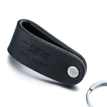 Load image into Gallery viewer, Men Alloy Key Buckle Belt Buckle Single Ring Key Ring Daily Portable Pendant Keychain Clothing Accessory
