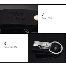 Load image into Gallery viewer, Men Alloy Key Buckle Belt Buckle Single Ring Key Ring Daily Portable Pendant Keychain Clothing Accessory
