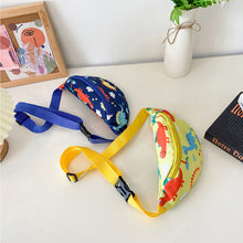 Load image into Gallery viewer, Fashionable Children Waist Bag Backpack Cute Cartoon Dinosaur Pattern Slant Shoulder Bag Girls Boys Messenger Bag
