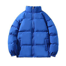 Load image into Gallery viewer, Men Fashion Versatile Cotton Jacket Loose Stand Collar Thickened Warm Casual Cotton Jacket Winter Outerwear
