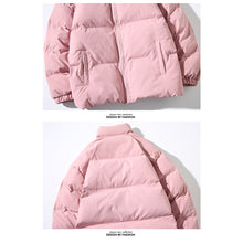 Load image into Gallery viewer, Men Fashion Versatile Cotton Jacket Loose Stand Collar Thickened Warm Casual Cotton Jacket Winter Outerwear

