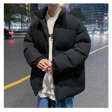 Load image into Gallery viewer, Men Fashion Versatile Cotton Jacket Loose Stand Collar Thickened Warm Casual Cotton Jacket Winter Outerwear
