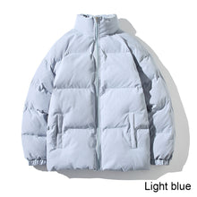 Load image into Gallery viewer, Men Fashion Versatile Cotton Jacket Loose Stand Collar Thickened Warm Casual Cotton Jacket Winter Outerwear
