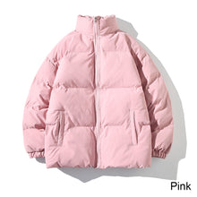 Load image into Gallery viewer, Men Fashion Versatile Cotton Jacket Loose Stand Collar Thickened Warm Casual Cotton Jacket Winter Outerwear
