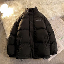 Load image into Gallery viewer, Men Winter Cotton Padded Clothes Loose Velvet Stand Collar Cotton Padded Clothes Versatile Cotton Padded Jacket
