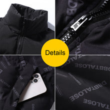 Load image into Gallery viewer, Fashionable Casual Men Cotton Padded Jacket Thickened Loose Cotton Padded Jacket Winter Warm Coat
