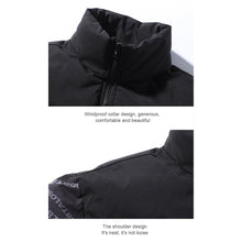 Load image into Gallery viewer, Fashionable Casual Men Cotton Padded Jacket Thickened Loose Cotton Padded Jacket Winter Warm Coat
