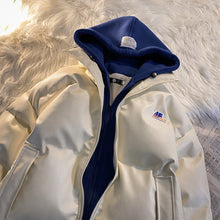 Load image into Gallery viewer, Men Hooded Loose Cotton Jacket Fashion Casual Thickened Warm Hooded Cotton Jacket Winter Outwear
