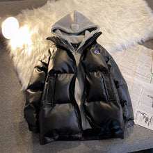 Load image into Gallery viewer, Men Hooded Loose Cotton Jacket Fashion Casual Thickened Warm Hooded Cotton Jacket Winter Outwear
