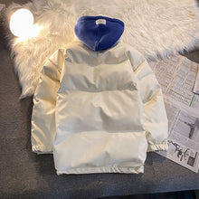 Load image into Gallery viewer, Men Hooded Loose Cotton Jacket Fashion Casual Thickened Warm Hooded Cotton Jacket Winter Outwear
