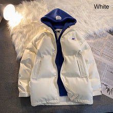 Load image into Gallery viewer, Men Hooded Loose Cotton Jacket Fashion Casual Thickened Warm Hooded Cotton Jacket Winter Outwear
