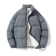Load image into Gallery viewer, Men Winter Plush Thick Cotton Padded Jacket Fashionable Casual Cashmere Warm Cotton Jacket Coat Outwear
