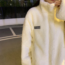 Load image into Gallery viewer, Women Stand Collar Lamb Wool Thickened Cotton Coat Cotton Padded Jacket Fashionable Loose Warm Winter Coat
