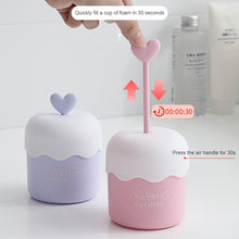 Load image into Gallery viewer, Simple Portable Bubbler Macaron Color Foam Maker Facial Cleanser Shower Gel Foam Cup Foam Maker Clean Tool
