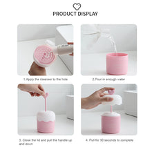 Load image into Gallery viewer, Simple Portable Bubbler Macaron Color Foam Maker Facial Cleanser Shower Gel Foam Cup Foam Maker Clean Tool
