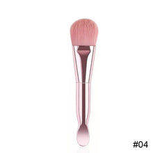 Load image into Gallery viewer, Double Head Facial Mask Brush Tongue Type Soft Hair Electroplating Facial Mask Brush Silicone Smearing Facial Mask Brush

