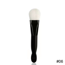 Load image into Gallery viewer, Double Head Facial Mask Brush Tongue Type Soft Hair Electroplating Facial Mask Brush Silicone Smearing Facial Mask Brush
