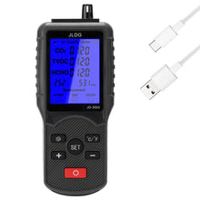 Load image into Gallery viewer, JD-3002 Air Quality Tester Multifunctional CO2 TVOC Meter Temperature Humidity Measuring Device CO2 Detector
