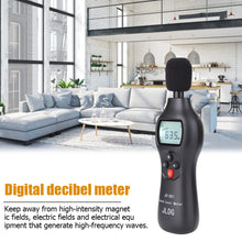Load image into Gallery viewer, JD-801 Decibel Monitor Digital Audio Sound Level Detector Meter Noise Tester Diagnostic Noise Measuring Instrument
