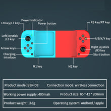 Load image into Gallery viewer, Wireless Bluetooth Game Controller Telescopic Gamepad Joystick For Samsung Xiaomi Huawei Android IPhone With Charging Cable
