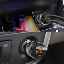 Load image into Gallery viewer, Car Charger Car Bluetooth Player U Disk QC3.0 Car Charger Hands-free FM FM Receiver FM Transmitter C57 Car MP3 Dual Port
