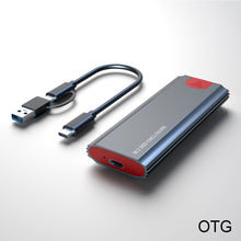 Load image into Gallery viewer, M2 SSD Case NVMe USB Type C Gen2 10Gbps PCIe SSD Enclosure M.2 NVMe Case External Adapter Box for 2230 2242 2260 2280 M2 SSD
