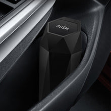Load image into Gallery viewer, 1PC Car Trash Can Car Dustbin Diamond Design Leakproof Vehicle Trash Bin With Lid Garbage Bin For Automotive Car &amp; Home
