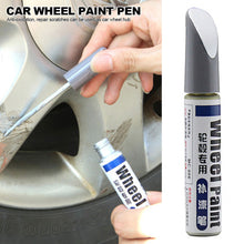 Load image into Gallery viewer, 12ml Silver Alloy Car Wheel Touch Up Pen Repair Paint Curbing Scratch Maker With Brush
