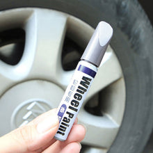 Load image into Gallery viewer, 12ml Silver Alloy Car Wheel Touch Up Pen Repair Paint Curbing Scratch Maker With Brush
