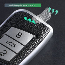 Load image into Gallery viewer, Leather TPU Car Key Case Cover Fob For VW Volkswagen Polo Tiguan Passat Golf MK Jetta Skoda Kodiaq Superb Octavia Seat
