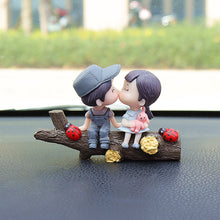 Load image into Gallery viewer, Cute Car Accessories Cartoon Couples Action Figure Figurines Balloon Ornament Auto Interior Dashboard for Girls Gifts
