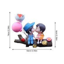 Load image into Gallery viewer, Cute Car Accessories Cartoon Couples Action Figure Figurines Balloon Ornament Auto Interior Dashboard for Girls Gifts
