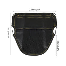 Load image into Gallery viewer, PU Leather Motorcycle Scooter Seat Bag Under Seat Storage Bag Organizer Multiple Pockets Organizer For Wallet Document Card
