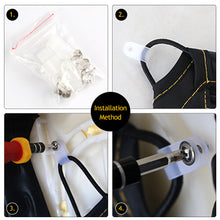 Load image into Gallery viewer, PU Leather Motorcycle Scooter Seat Bag Under Seat Storage Bag Organizer Multiple Pockets Organizer For Wallet Document Card
