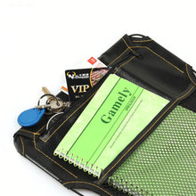 Load image into Gallery viewer, PU Leather Motorcycle Scooter Seat Bag Under Seat Storage Bag Organizer Multiple Pockets Organizer For Wallet Document Card
